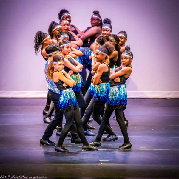 "Din Daa Daa" by Toinette Evelyn Tomayo, AC Group C, Music Gearge Kranz in AileyCamp Missouri Final Performance Wednesday, July 12, 7:00 PM, Paseo Academy of the Fine and Performing Arts, 2012 E 23rd ST KCMO. Photo, Copyright 2023 Mike Strong with Full Usage Permissions for KCFAA, AAADT and performers.